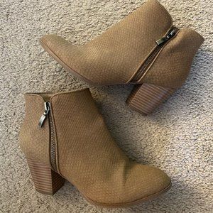 Tan Ankle Booties
